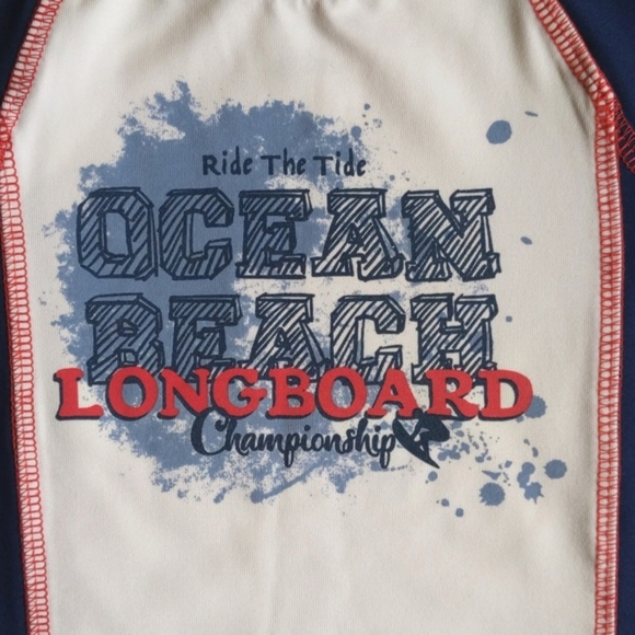 mick mack rash guard & swim trunks matching set 2T toddler boys - Picture 4 of 8